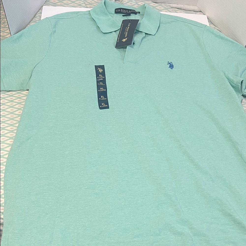 U.S. Polo Assn. Men's Mint Polo Shirt